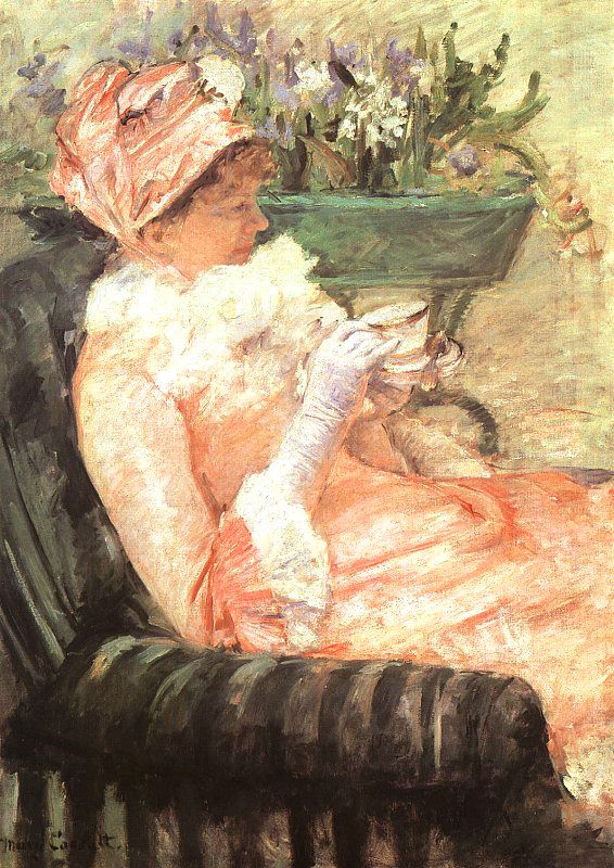 Mary Cassatt The Cup of Tea 1